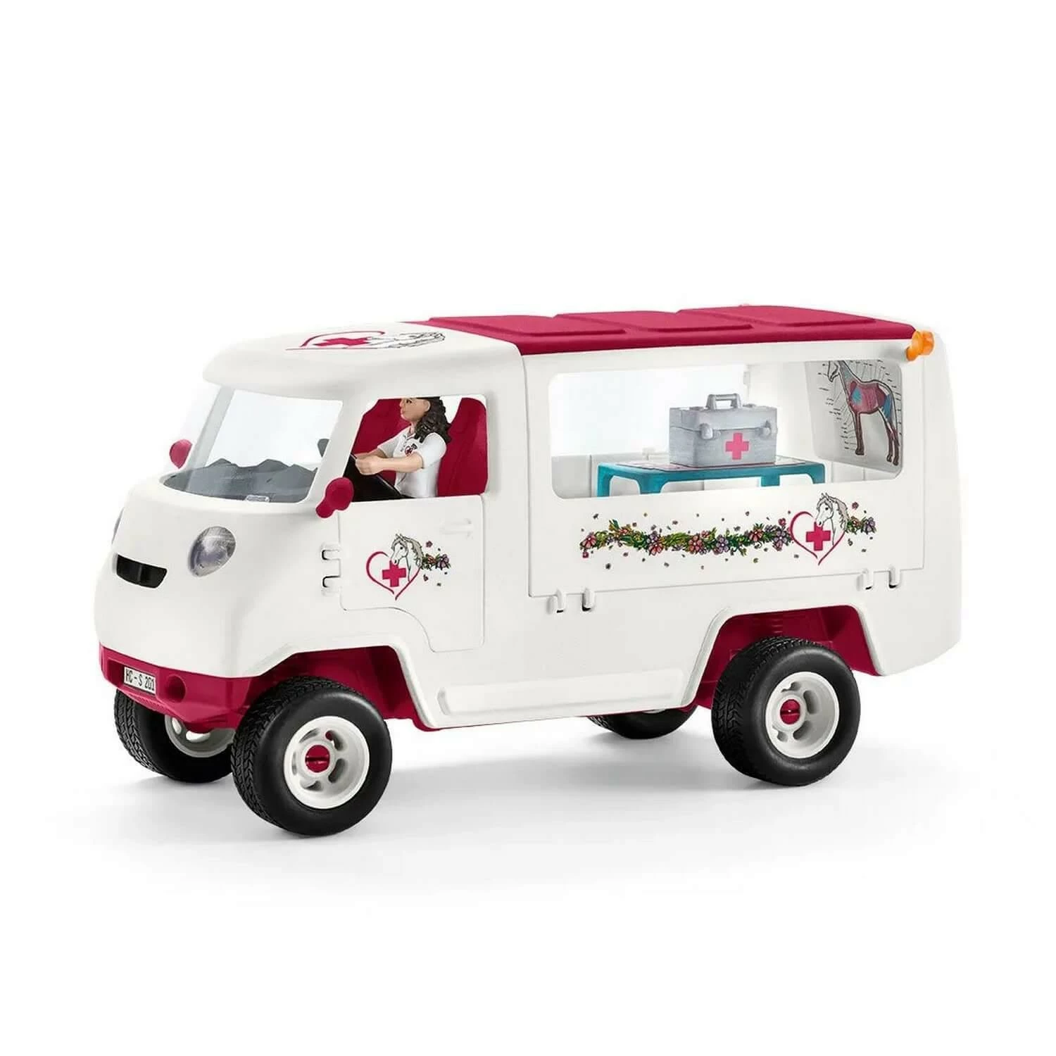 Schleich Van Vétérinaire Mobile Avec Poulain Hanovrien – Image 5