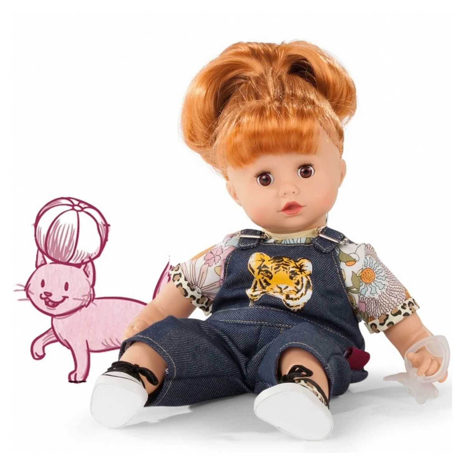 PoupĂ©e Muffin 33 Cm : Chat Sauvage â Image 5