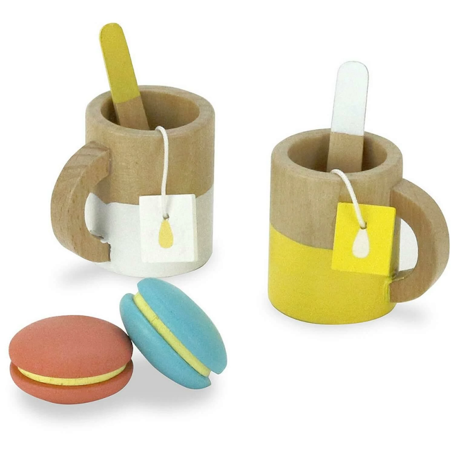 Vilac Dînette En Bois : Service à Thé En Bois 21 Pièces – Image 6