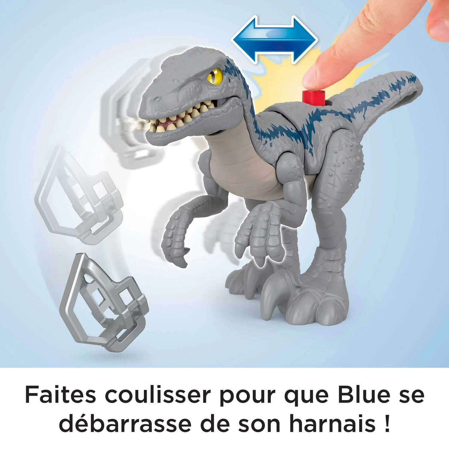 Fisher Price Figurine Imaginext : Jurassic World : Blue En Fuite â Image 6
