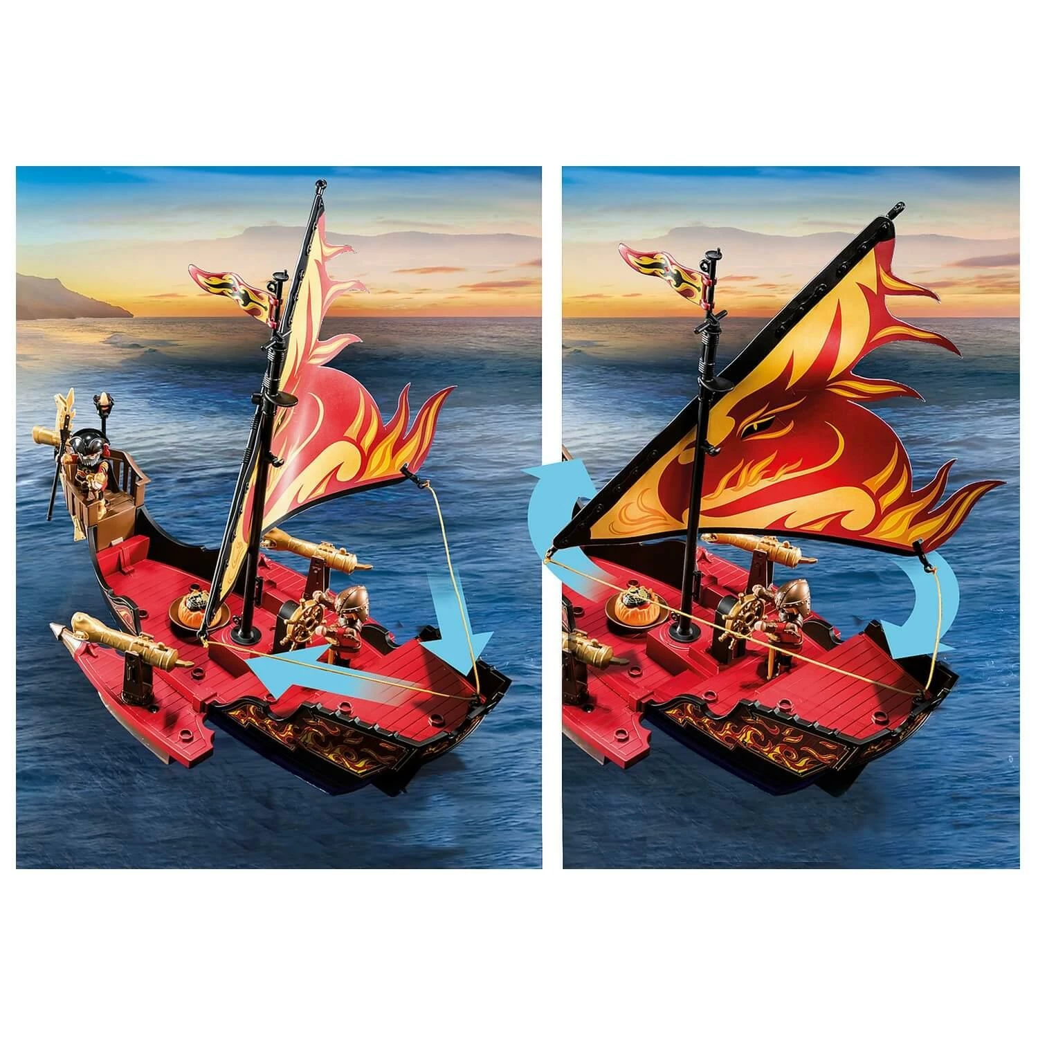 Playmobil 70641 Novelmore : Navire De Combat Des Burnham Raiders â Image 6