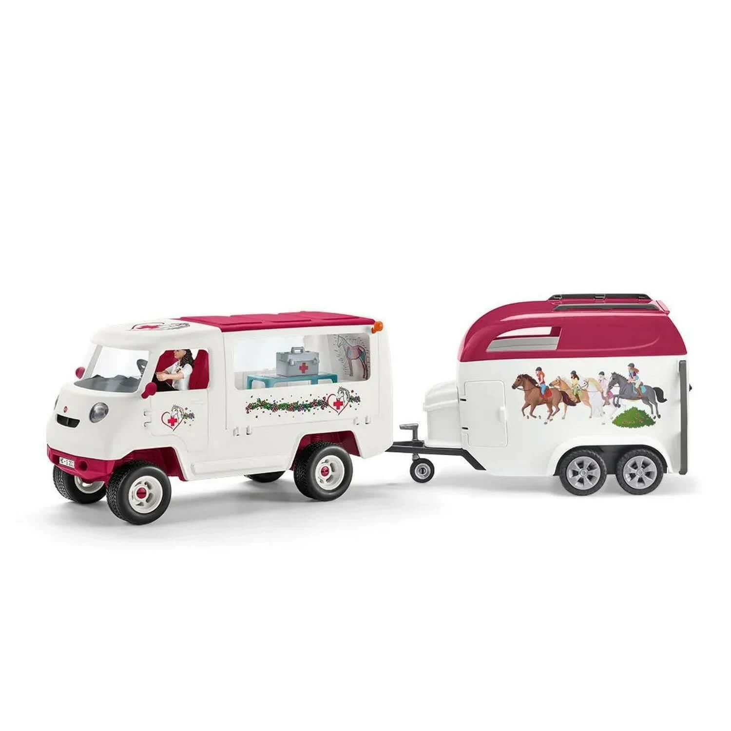 Schleich Van Vétérinaire Mobile Avec Poulain Hanovrien – Image 6