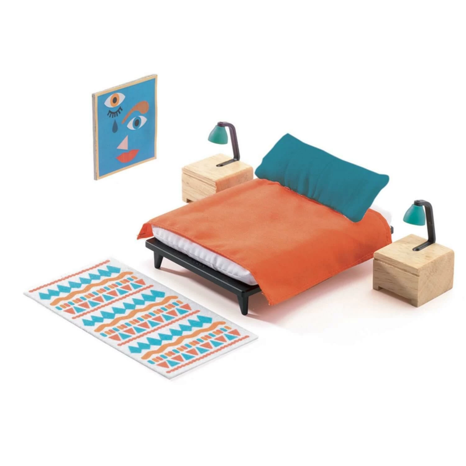 Djeco Maison De Poupées Meublée : City House – Image 6