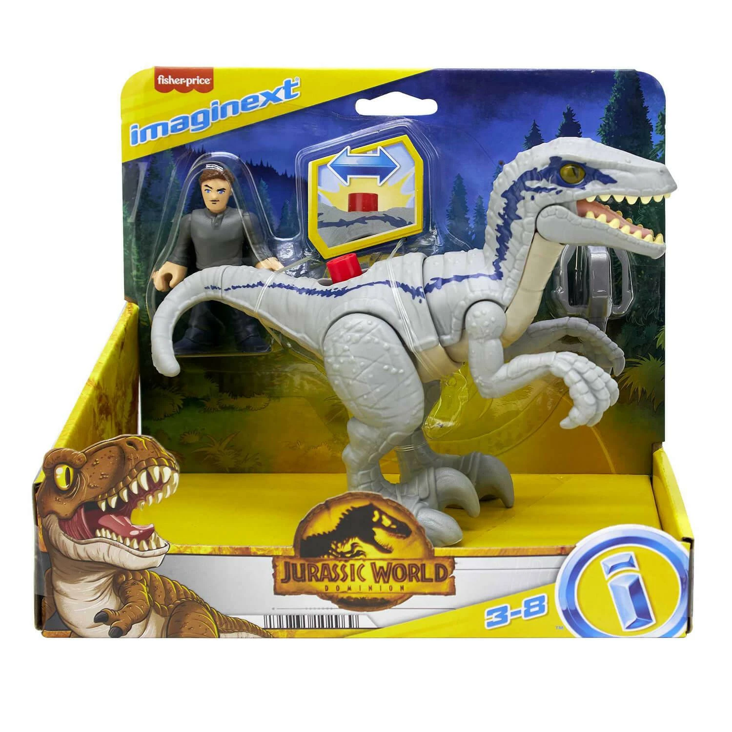 Fisher Price Figurine Imaginext : Jurassic World : Blue En Fuite â Image 7