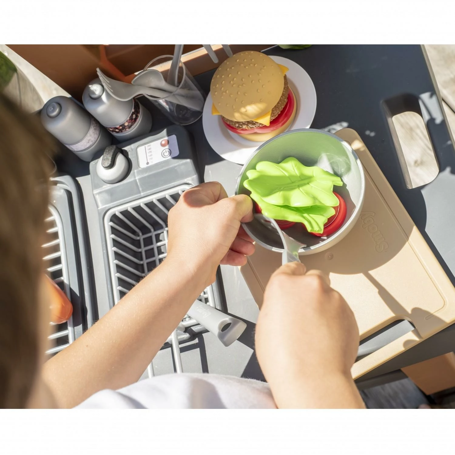 SMOBY Cuisine D'exterieur Ă©volutive : Garden Kitchen â Image 7