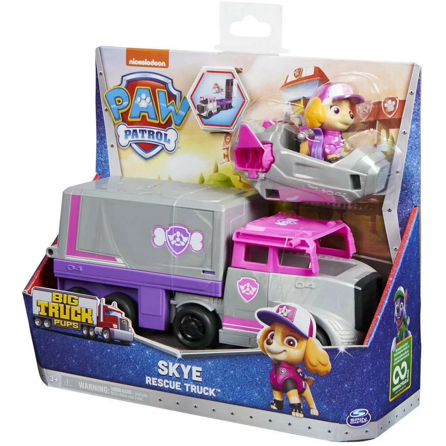 SPIN MASTER Camion Et Figurine Pat'Patrouille Big Truck Pups : Stella â Image 8